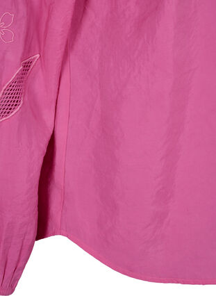 Zizzi Bluzka z modalu TENCEL™ z haftowanymi detalami, Phlox Pink, Packshot image number 4