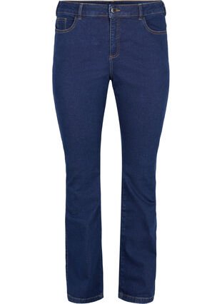 Zizzi  Jeansy typu bootcut Ellen z wysokim stanem, Unwashed, Packshot image number 0