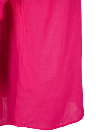 Zizzi Tunika z kapturem wykonana z bawelny i lnu, Bright Rose, Packshot image number 3