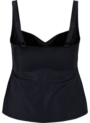 Zizzi Drapowane tankini, Black, Packshot image number 1