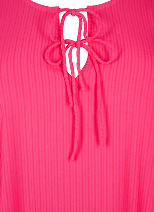 Tunika z wiskozy z wiazaniami, Bright Rose, Packshot image number 2