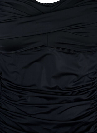 Zizzi Tankini z drapowaniami, Black, Packshot image number 2