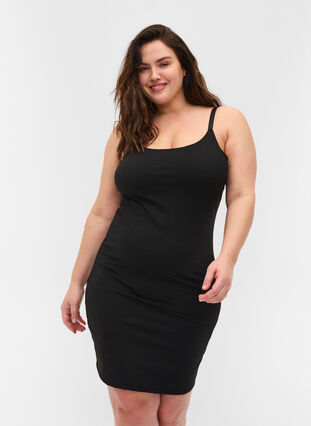 Zizzi Light shapewear dress, Black, Model image number 0