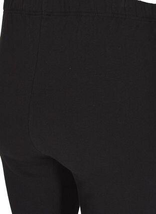 Zizzi Bawelniane legginsy z podszewka, Black, Packshot image number 2