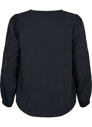 Zizzi Bluzka z modalu TENCEL™ z haftowanymi detalami, Black, Packshot image number 1