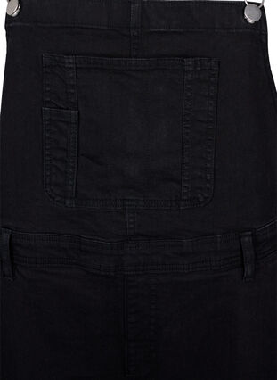 Zizzi Ogrodniczki jeansowe, Black, Packshot image number 2