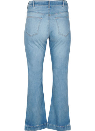 Zizzi Jeansy typu bootcut z rozcieciem, Blue Denim, Packshot image number 1