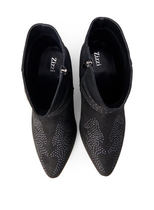 Zizzi Szerokie - Krótkie buty z cwiekami i sprzaczkami, Black, Packshot image number 2