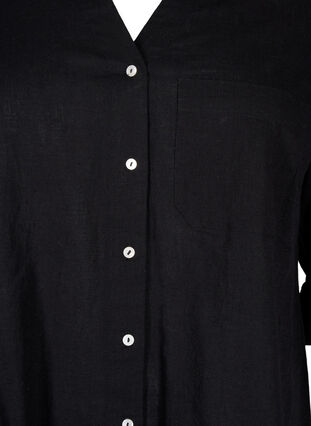 Zizzi Bluzka koszulowa z zapieciem na guziki, Black, Packshot image number 2