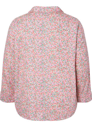 Zizzi Bawelniany top od pizamy z kwiatowym nadrukiem, Powder Pink, Packshot image number 1