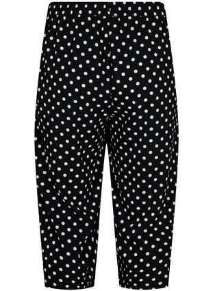 Spodnie culotte z nadrukiem, Black Dot, Packshot image number 1