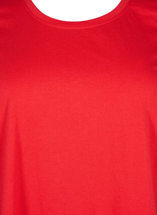 Zizzi Flash - koszulka z okraglym dekoltem, High Risk Red, Packshot image number 2