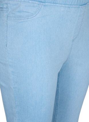 Zizzi Jeggings with pockets, Light blue, Packshot image number 2