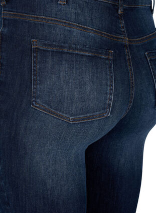 Zizzi Super slim jeans with high waist, Dark Blue, Packshot image number 3