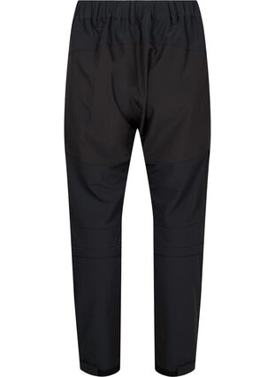 Zizzi Hiking trousers with removable legs, Black, Packshot image number 1