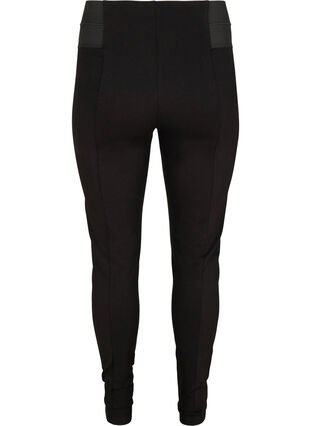 Zizzi Legginsy z szeroka, elastyczna talia, Black, Packshot image number 1