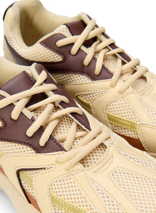 Zizzi Szerokie buty sportowe, Beige Brown, Packshot image number 3