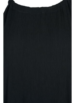 Zizzi Long beach dress in viscose, Black, Packshot image number 2