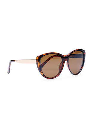 Zizzi Patterned sunglasses, Brown, Packshot image number 1