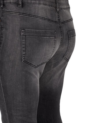 Zizzi Jeansy Viona z regularnym stanem, Dark Grey Denim, Packshot image number 3