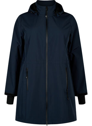 Zizzi Kurtka softshell z odpinanym kapturem, Night Sky, Packshot image number 0