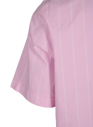 Zizzi Sukienka w paski z bawelny organicznej, Lilac Sachet, Packshot image number 3