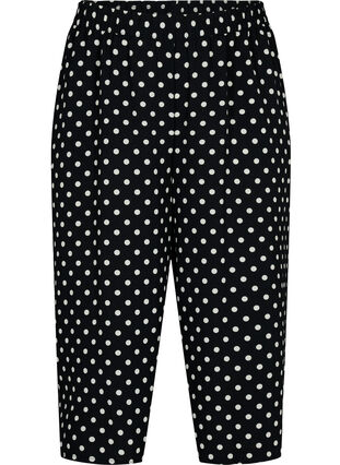 Spodnie culotte z nadrukiem, Black Dot, Packshot image number 0
