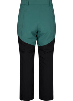 Zizzi Ski pants with pockets, Mallard Green Comb, Packshot image number 1