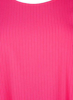 Zizzi Bluzka z wiskozy z krótkim rekawem i wiazaniem, Bright Rose, Packshot image number 2