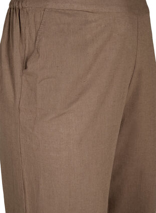 Zizzi Luzne spodnie z mieszanki lnu i bawelny, Cub, Packshot image number 2