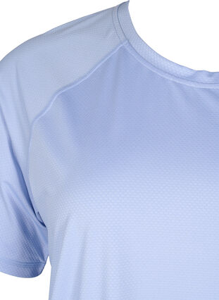 Zizzi Koszulka treningowa z siateczkowym tylem, Zen Blue, Packshot image number 2