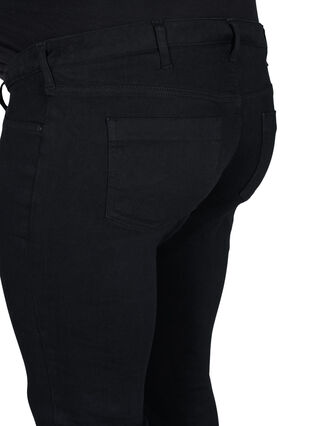 Zizzi Maternity jeggings in a cotton blend, Black, Packshot image number 3