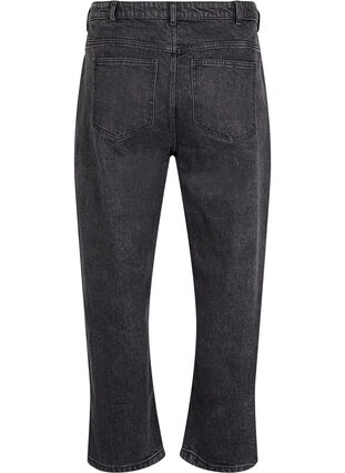 Zizzi Luzne jeansy o skróconej dlugosci, Dark Grey Denim, Packshot image number 1