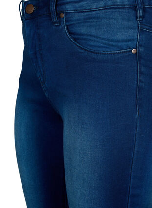 Zizzi Super waskie jeansy Amy z wysokim stanem, Blue Denim, Packshot image number 2