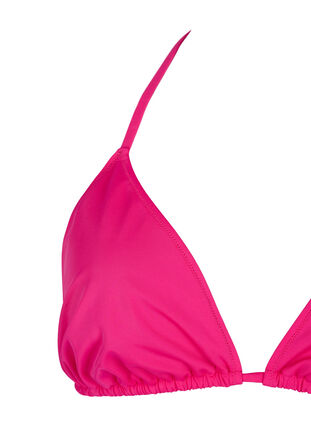Zizzi Trójkatna góra od bikini w jednolitym kolorze, Vivacious, Packshot image number 2