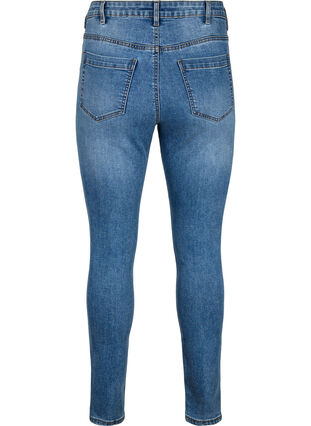 Zizzi Jeansy Amy o bardzo obcislym kroju z wysokim stanem, Blue denim, Packshot image number 1