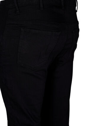 Zizzi 	 Super slim Amy jeans with stud detail, Black, Packshot image number 3