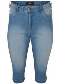 Amy capri jeans z wysokim stanem i bardzo dopasowanym krojem