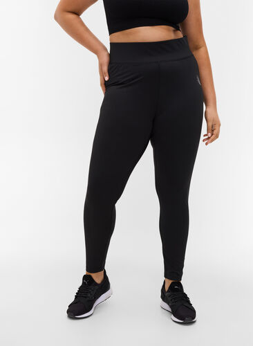 Zizzi Training leggings, Black, Model image number 0