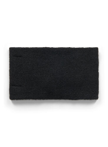 Zizzi Knitted headband, Black, Packshot image number 1