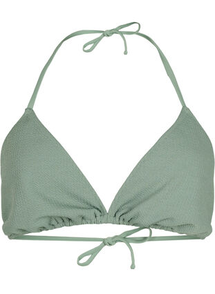 Zizzi Biustonosz trójkatny od bikini z krepa, Laurel Wreath, Packshot image number 0