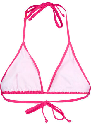 Zizzi Trójkatna góra od bikini w jednolitym kolorze, Vivacious, Packshot image number 1