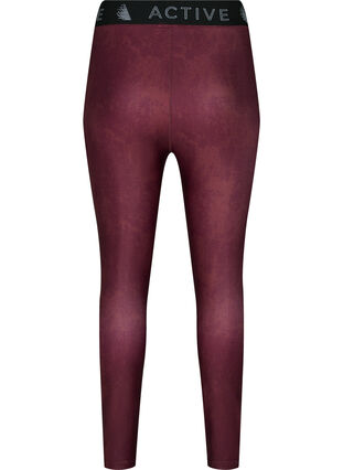 Zizzi Legginsy treningowe z nadrukiem o dlugosci 7/8, Dot AOP, Packshot image number 1