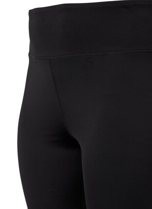 Zizzi Tight-fitting workout shorts, Black, Packshot image number 3