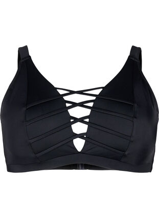 Zizzi Góra od bikini, Black, Packshot image number 0