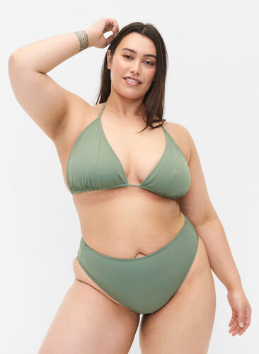 Zizzi Figi od bikini Tai z regularna talia, Laurel Wreath, Model image number 0