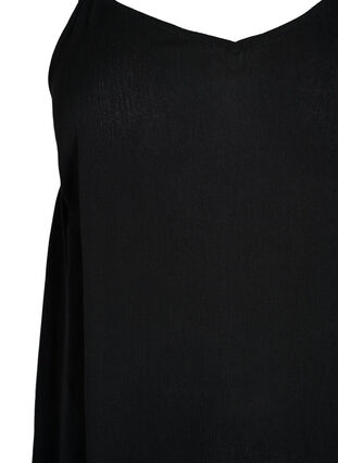 Zizzi Sleeveless top in viscose, Black, Packshot image number 2