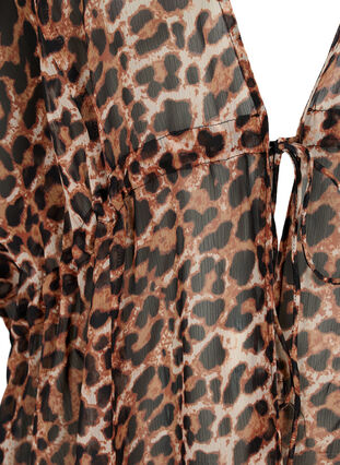 Zizzi Plazowe kimono z nadrukiem, Leopard, Packshot image number 2