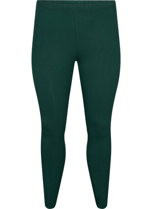 Zizzi Legginsy z wiskozy w stylu basic, Scarab, Packshot image number 0