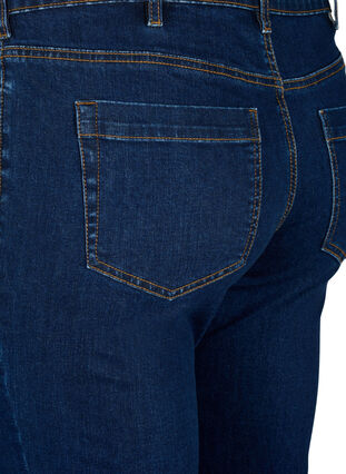 Zizzi Jeansy Emily o dopasowanym kroju z normalna talia, Dark blue, Packshot image number 3